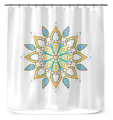 Mandala Reflections Watercolor Curtain - Beyond T-shirts
